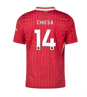 Liverpool Federico Chiesa #14 Primera Equipación 2024-25 Manga Corta